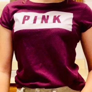 Pink Brand Normal Tee